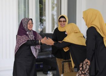 Ketua TP-PKK Maidawati Samsudin Terima Kunjungan Pengurus Persatuan Pengusaha Pengrajin Batik Lampung
