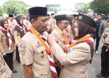 Apel Akbar Hari Pramuka, Walikota Eva Berharap Pramuka Jadi Penggerak Program Lingkungan dan Sosial
