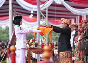 Gelar Upacara HUT RI ke-79 di Kota Baru, Pj. Gubernur Samsudin: Ini Momentum Bersejarah untuk Lampung