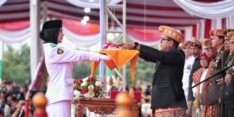 Gelar Upacara HUT RI ke-79 di Kota Baru, Pj. Gubernur Samsudin: Ini Momentum Bersejarah untuk Lampung