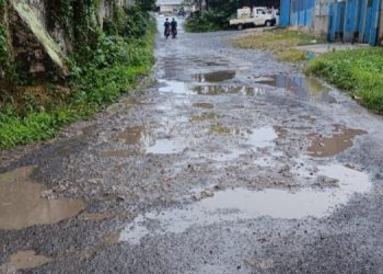 Warga Sukajadi Keluhkan Jalan Utama Kampung Rusak Sepanjang 300 Meter