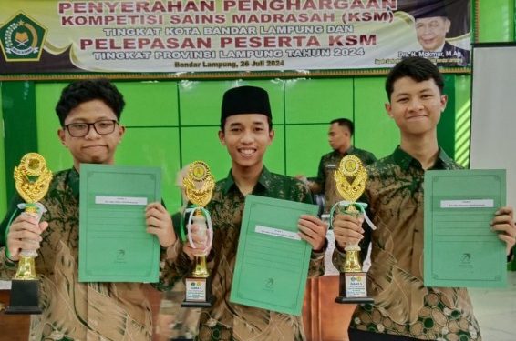 2 Siswa SMA Al Kautsar Wakili Lampung ke KSM Tingkat Nasional