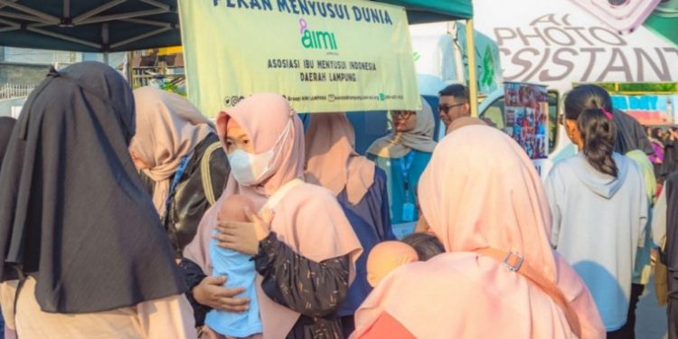 Pekan Menyusui Dunia, AIMI Lampung Kampanye “Dukung Ibu Menyusui”