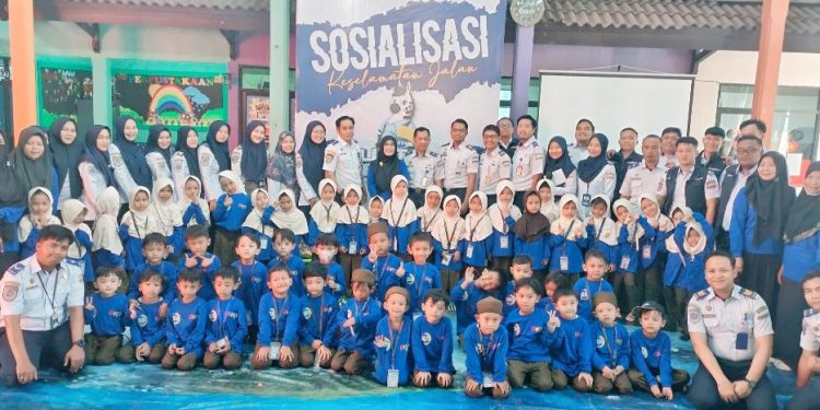 BPTD Kelas II Lampung Sosialisasi Sadar Lalu Lintas di TK Al Kautsar