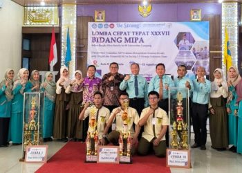 SMA Al Kautsar Borong Juara I, III, dan Favorit LCT MIPA Unila