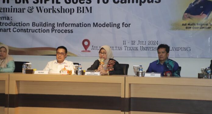 PII BK Sipil Goes to Campus Bekali Mahasiswa Unila tentang Aplikasi BIM