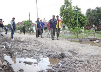 Kadis BMBK Lampung Tinjau Jalan Adijaya-Sp. Tulung Randu