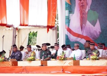 Pj. Gubernur Lampung Hadiri Lampung Bershalawat dan Doa Lintas Agama