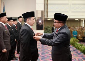 Pj. Gubernur Lampung Kukuhkan 4 Pjs Kepala Daerah  