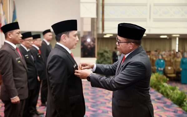 Pj. Gubernur Lampung Kukuhkan 4 Pjs Kepala Daerah  