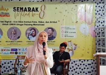 Milad ke-8 Tapis Blogger : Cakap Literasi Digital Dukung UMKM Lampung