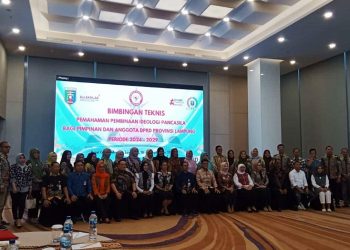 Pimpinan dan Anggota DPRD Lampung Mengikuti Bimtek Pembinaan Ideologi Pancasila dan Wawasan Kebangsaan