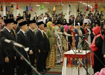 Anggota DPRD Lampung periode 2024-2029 Resmi Dilantik, Siap Mengemban Amanah rakyat