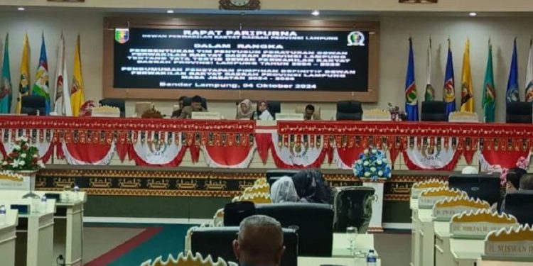 DPRD Lampung Ajukan Lima Pimpinan Dewan ke Kemendagri