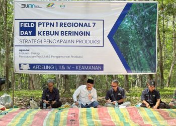 Inspeksi Kebun Beringin, Region Head Tuhu Bangun Ingatkan Rasa Optimistis