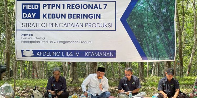 Inspeksi Kebun Beringin, Region Head Tuhu Bangun Ingatkan Rasa Optimistis