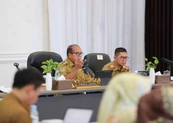 Pj. Gubernur Samsudin Buka Rapim Bersama Kepala OPD dalam Rangka Evaluasi Program Kegiatan Tahun 2024