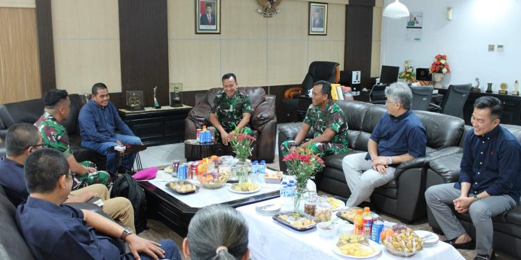 Kunjungi PTPN I Regional 7, Danbrigrif Siap Jaga Aset Negara