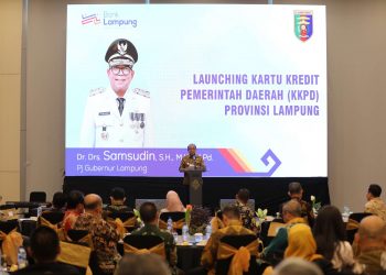 Pj. Gubernur Samsudin Luncurkan Kartu Kredit Pemerintah Daerah Provinsi Lampung