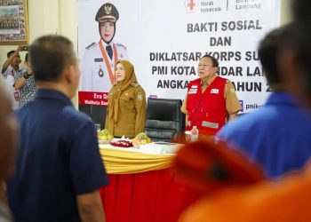 Walikota Bandar Lampung : Siap Anggarkan 10 Miliar Untuk Bangun Gedung PMI