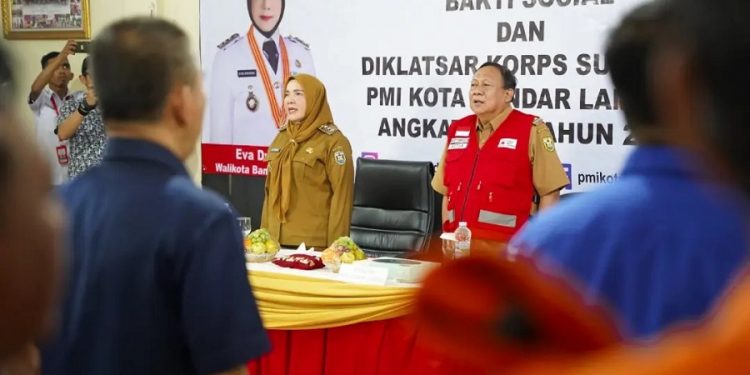 Walikota Bandar Lampung : Siap Anggarkan 10 Miliar Untuk Bangun Gedung PMI