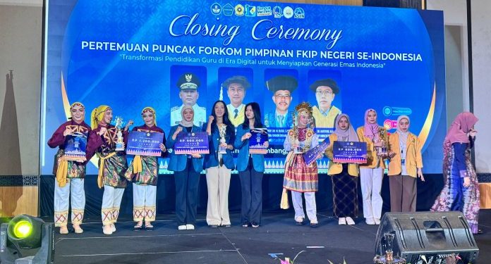 Mahasiswa FKIP Unila Raih 3 Juara di FKP FKIP Negeri 2024