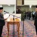 Pj. Gubernur Samsudin Lantik Fredy sebagai Pj. Sekda Provinsi Lampung