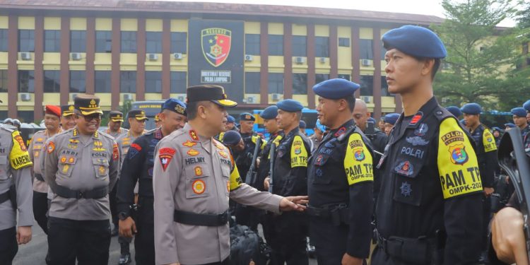 Kapolda Lampung Tegaskan Anggota Dilarang Bawa Senpi di TPS