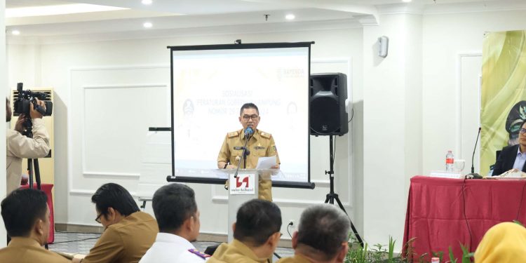 Optimalisasi PAD, Pj. Sekdaprov Fredy SM Buka Sosialisasi Pergub Retribusi