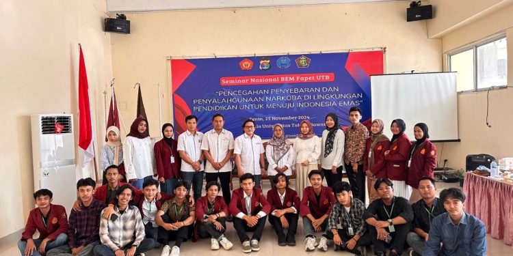 BEM Fakultas Peternakan UTB Gelar Seminar Nasional Pencegahan dan Penyalahgunaan Narkoba