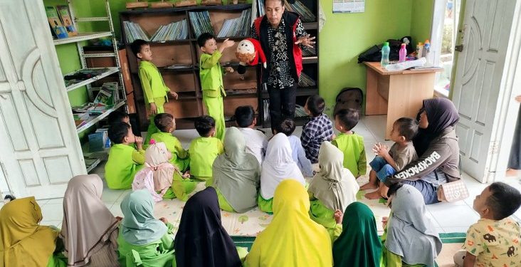 Perpustakaan Cahaya Ilmu Metro Peringati Hari Dongeng Nasional 2024