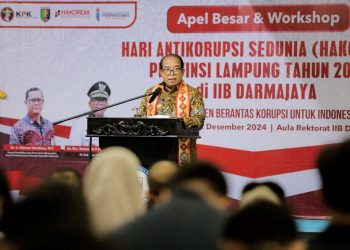 Buka Workshop , Pj. Gubernur Samsudin Bangkitkan Semangat Mahasiswa  dalam Memberantas Korupsi