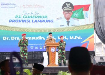 Pj. Sekdaprov Lampung Hadiri Milad ke-112 Muhammadiyah