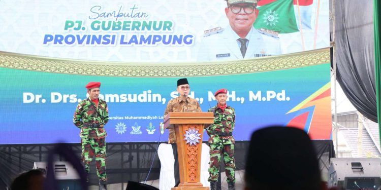 Pj. Sekdaprov Lampung Hadiri Milad ke-112 Muhammadiyah