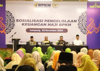 Pj Gubernur Lampung Buka Sosialisasi Pengelolaan Keuangan Haji BPKH