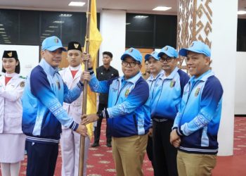 Pj. Gubernur Lampung Lepas 211 Atlet Pelajar untuk Pra POPNAS Zona II di Solo