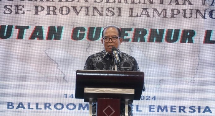 Pj. Gubernur Samsudin Buka Rakor Kesiapan Pilkada Serentak 2024 Se-Provinsi Lampung