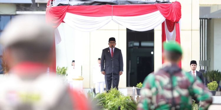 Pj. Gubernur Samsudin Jadi Inspektur Upacara Peringatan Hari Pahlawan ke-79 Tahun 2024