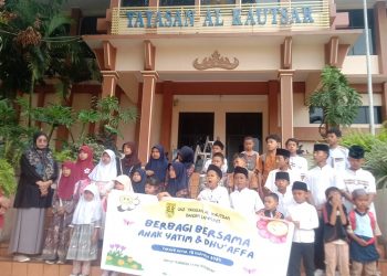 UAZ Al Kautsar Ajak 30 Anak Yatim dan Dhuafa Wisata ke Dragon Water Park