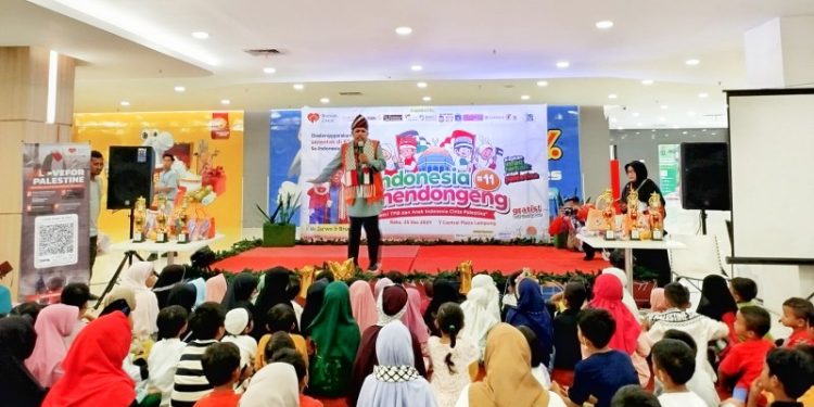 Ramaikan Indonesia Mendongeng, Jarwo Songha Kisahkan Perjuangan Anak Palestina