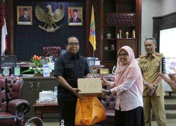 Pj. Gubernur Samsudin Terima Kunjungan Silaturahmi Selviana  Pemenang GTTGN XXV 2024 
