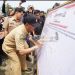 Bupati Pesibar Hadiri Deklarasi Kampanye Pilkada Damai di Lapangan Labuhan Jukung