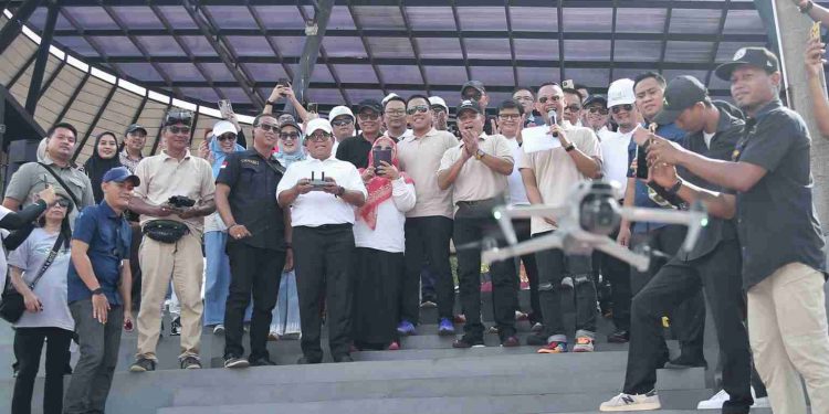 Perkuat Branding Wonderful Lampung, Pj. Gubernur Buka Kompetisi Drone di Kawasan Bakauheni Harbour City