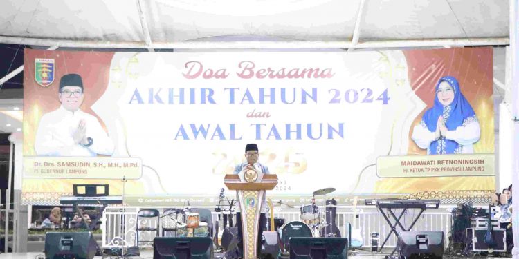 Pj. Gubernur Lampung Gelar Doa Bersama Sambut Tahun Baru 2025