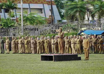 Pimpin Apel Perdana, Wakil Gubernur Lampung Tegaskan Profesionalisme, Integritas dan Kedisiplinan ASN