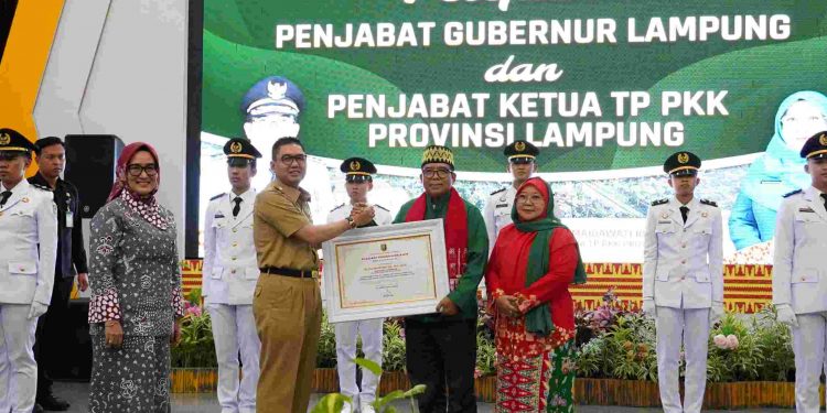 Pemprov Lampung Gelar Pelepasan Pj. Gubernur Samsudin