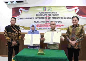Perkuat Tata Kelola Pemerintahan, Dinas Kominfotik Lampung Jalin Kerja Sama Dengan Kejaksaan Tinggi  