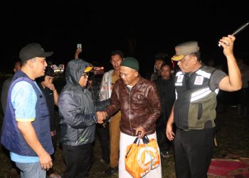 Respon Cepat, Pj. Gubernur Samsudin Tinjau Sejumlah Korban di Lokasi Bencana