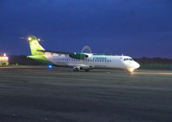 Pj. Gubernur Samsudin Resmikan Rute Penerbangan Way Kanan – Jakarta
