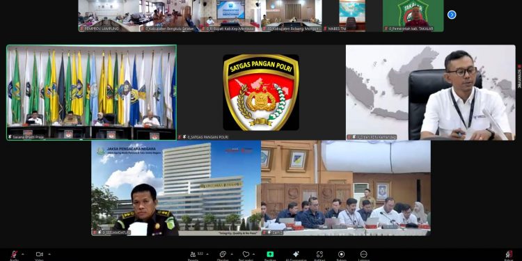 Pemprov Lampung Ikuti Rakor Pengendalian Inflasi Daerah Jelang Ramadan